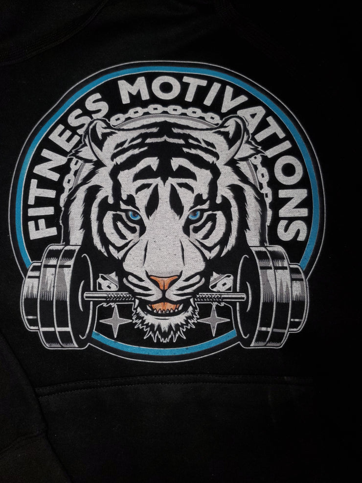 Fitness Motivational Tiger Hoodie-Fitnessmotivations