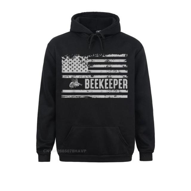 American USA Flag Men Black Hoodie - Fitnessmotivations