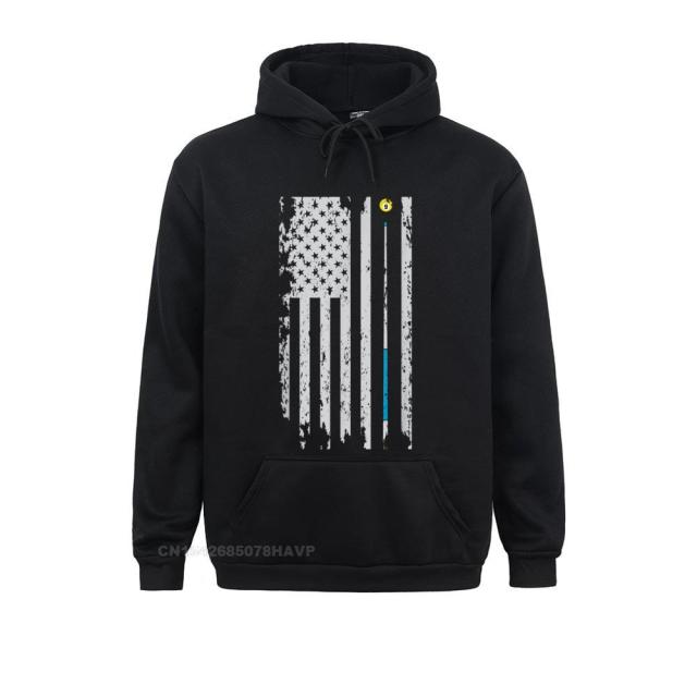 American USA Flag Men Black Hoodie - Fitnessmotivations