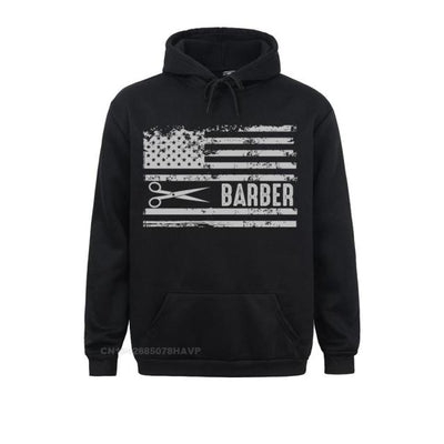 American USA Flag Men Black Hoodie - Fitnessmotivations