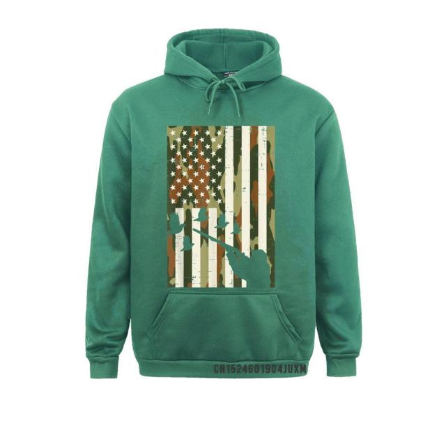 Camo US Flag Patriotic Unique Hoodie - Fitnessmotivations