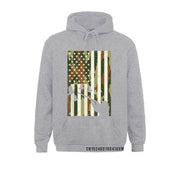 Camo US Flag Patriotic Unique Hoodie - Fitnessmotivations