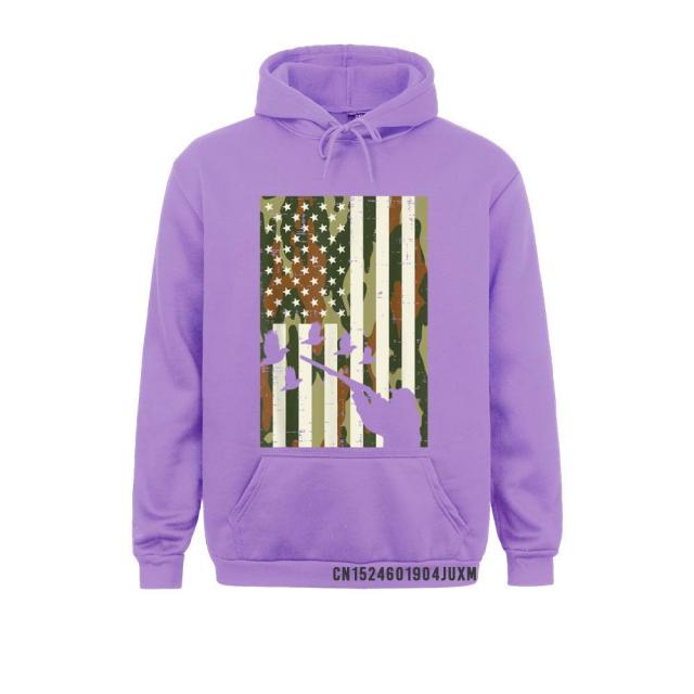 Camo US Flag Patriotic Unique Hoodie - Fitnessmotivations