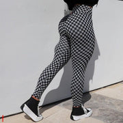 Checkers tummy control Leggings - Fitnessmotivations