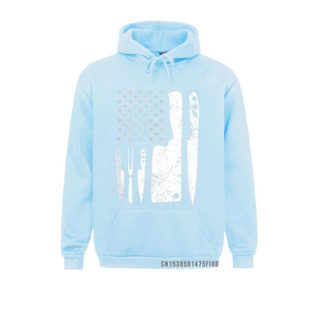 Chef Knife US Flag Hoodie - Fitnessmotivations