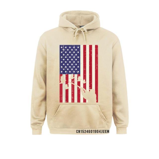 Design Flag Quail Pheasant Huntin Vintage Hoodie - Fitnessmotivations