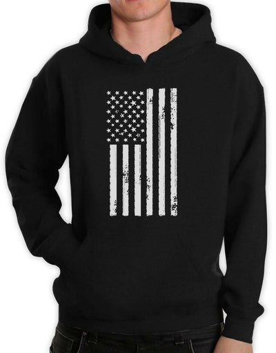 Distressed American Flag Hoodie - Fitnessmotivations