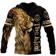 Lion 3D Printed Fashion Mens Hoodie - Fitnessmotivations