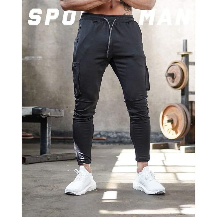 Men Cargo Trousers Gym Joggers - Fitnessmotivations