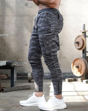 Men's jogging pocket design sweatpants camouflage - Fitnessmotivations