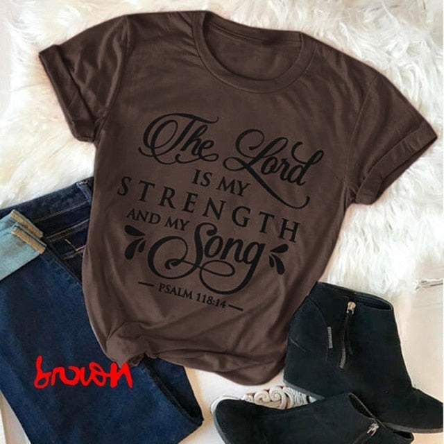 My Strength TEE-Fitnessmotivations