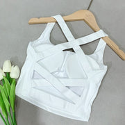 Yoga Tank Tops Women Fitness Crop Top Shockproof Sports Bras-Fitnessmotivations