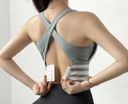 Yoga Crop Top Shockproof Push Up Underwear Fitness Bra-Fitnessmotivations