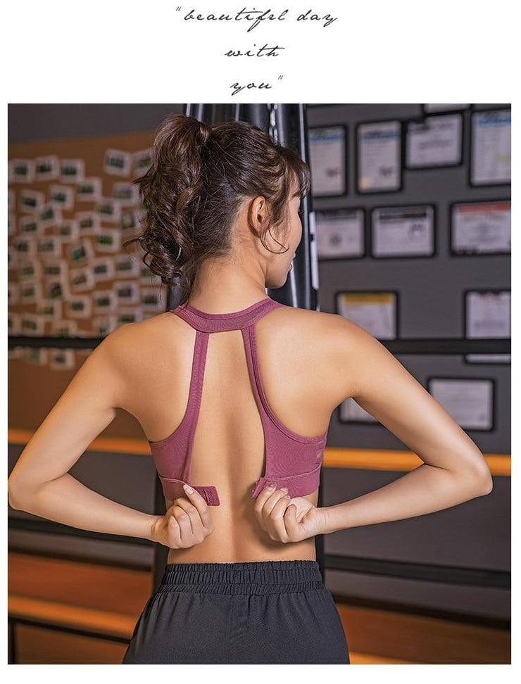 Sporty Classic Seamless Sports Bra-Fitnessmotivations