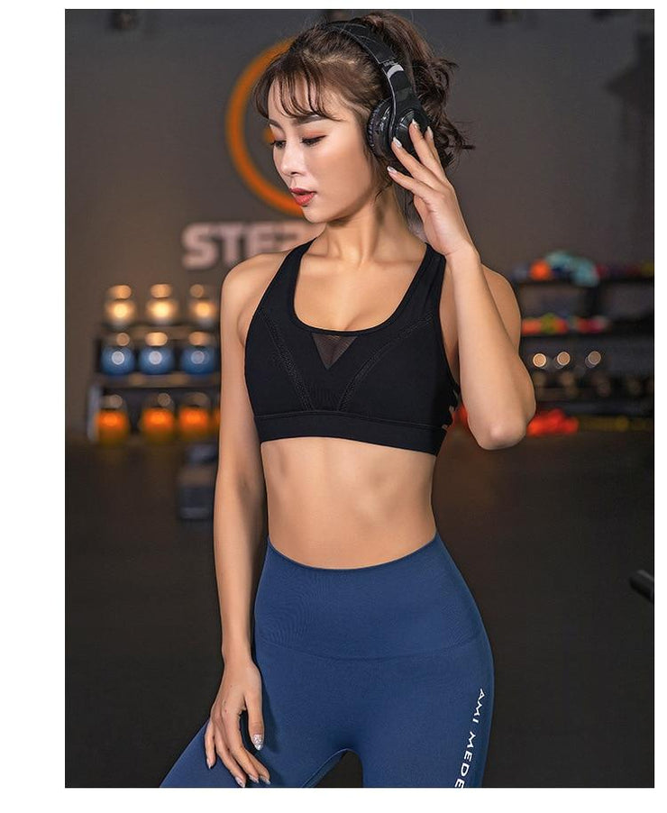 Sporty Classic Seamless Sports Bra-Fitnessmotivations