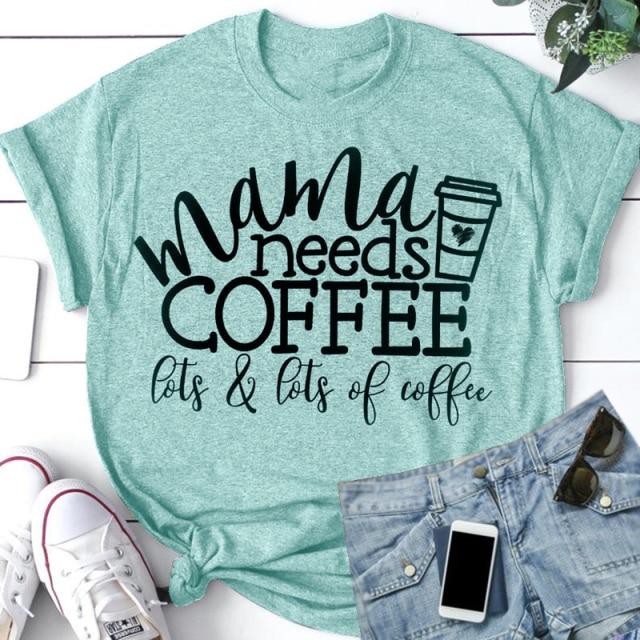 New Mama Needs Coffee Tee-Fitnessmotivations