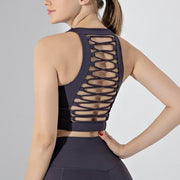 Women Fitness Yoga Bra High shockproof Running Vest-style Sports Bra Gym Workout Training Top-Fitnessmotivations