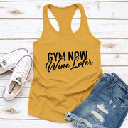 Wine Later Workout Tank Tops-Fitnessmotivations