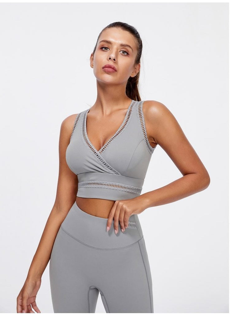 Pure White Sports Bra Woman Lace 2021 Push Up Sexy Women&