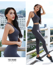 Women Fitness Yoga Bra High shockproof Running Vest-style Sports Bra Gym Workout Training Top-Fitnessmotivations