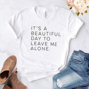 It's Beautiful to Be Alone Tee-Fitnessmotivations