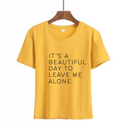 It's Beautiful to Be Alone Tee-Fitnessmotivations