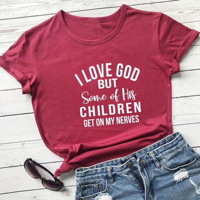 I Love God Tee-Fitnessmotivations