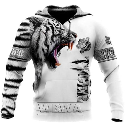 Street Warrior Wolf Tattoo Fashion Oversized Hoodie - Fitnessmotivations
