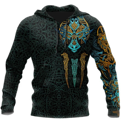 Street Warrior Wolf Tattoo Fashion Oversized Hoodie - Fitnessmotivations
