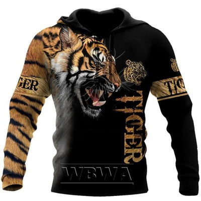 Street Warrior Wolf Tattoo Fashion Oversized Hoodie - Fitnessmotivations
