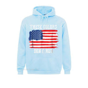These Colors Don't Run Patriotic USA American Flag Hoodie - Fitnessmotivations