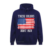 These Colors Don't Run Patriotic USA American Flag Hoodie - Fitnessmotivations