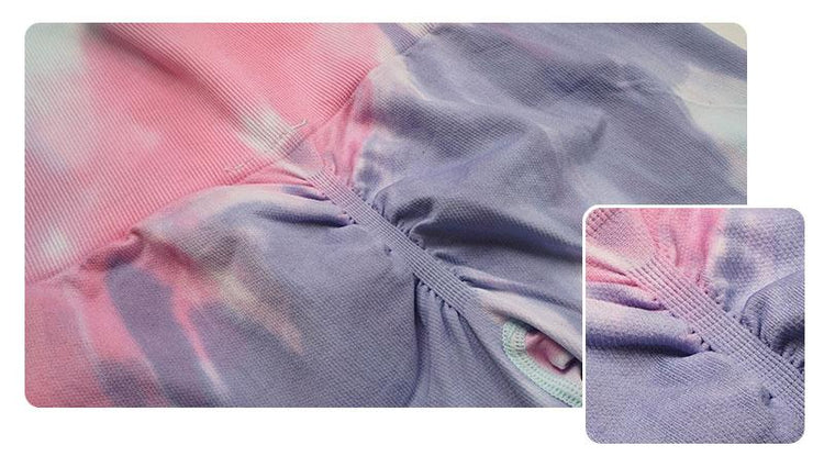 Tie Dye Seamless booty lift Yoga Set-Fitness motivations