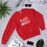 Hustle for the Muscle Sweatshirt-Fitnessmotivations