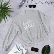 Hustle for the Muscle Sweatshirt-Fitnessmotivations