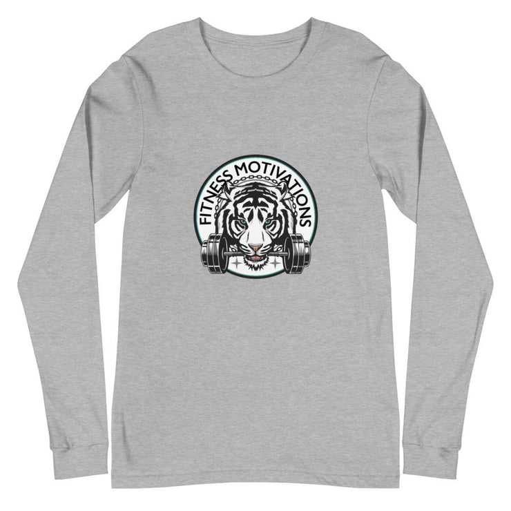 Unisex Tiger Long Sleeve Tee-Fitnessmotivations