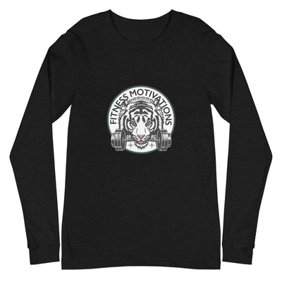 Unisex Tiger Long Sleeve Tee-Fitnessmotivations