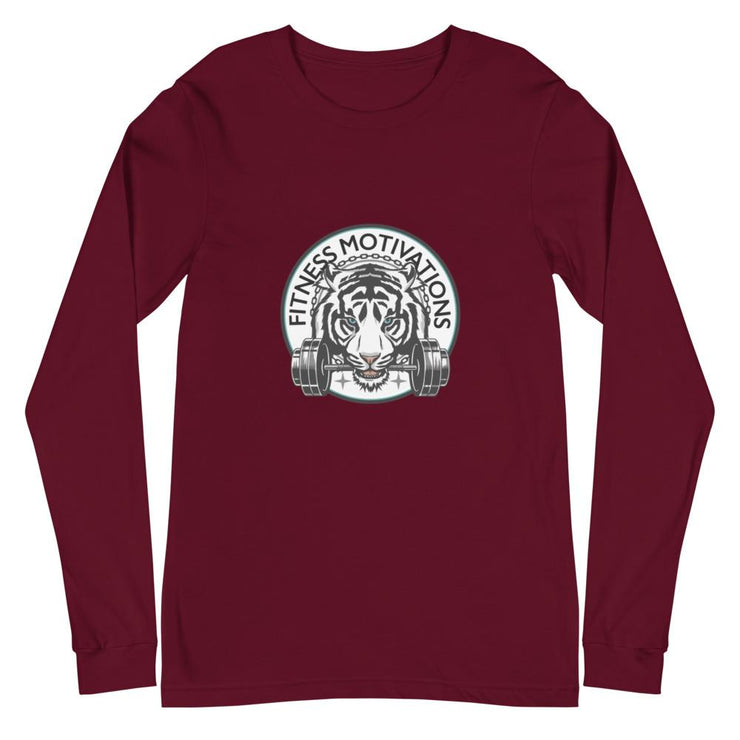 Unisex Tiger Long Sleeve Tee-Fitnessmotivations