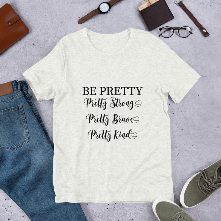 Be Pretty Short-Sleeve T-Shirt-Fitnessmotivations