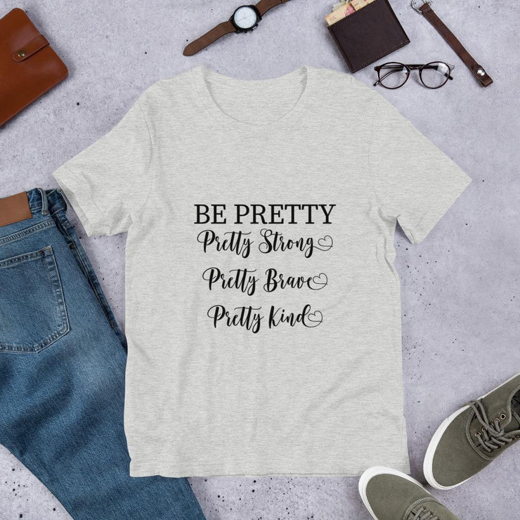 Be Pretty Short-Sleeve T-Shirt-Fitnessmotivations