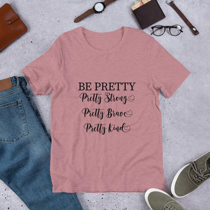 Be Pretty Short-Sleeve T-Shirt-Fitnessmotivations