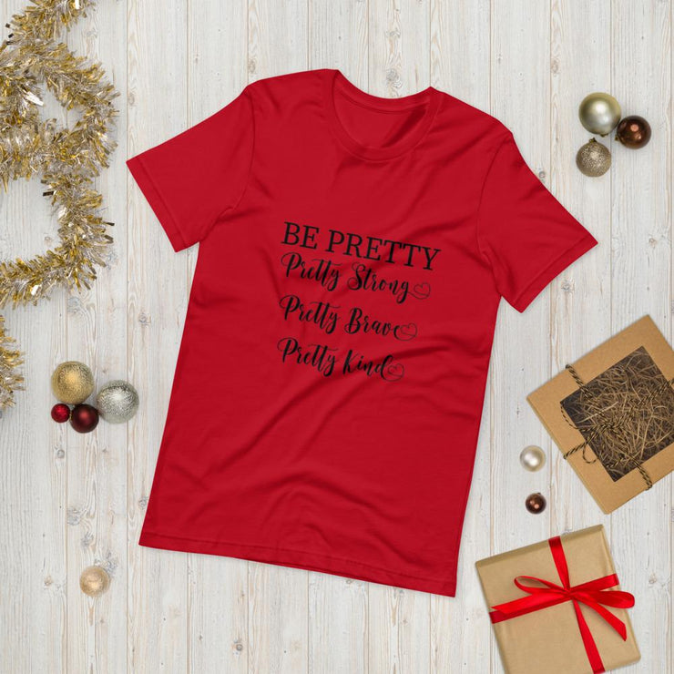 Be Pretty Short-Sleeve T-Shirt-Fitnessmotivations