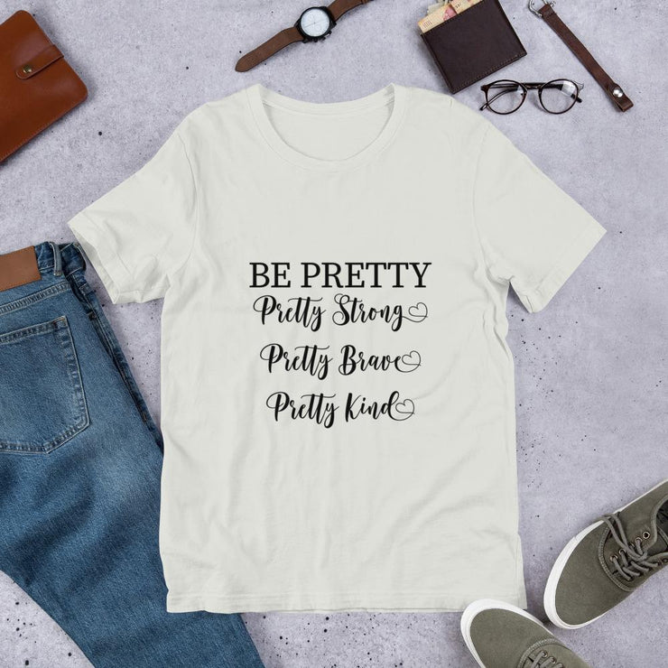 Be Pretty Short-Sleeve T-Shirt-Fitnessmotivations