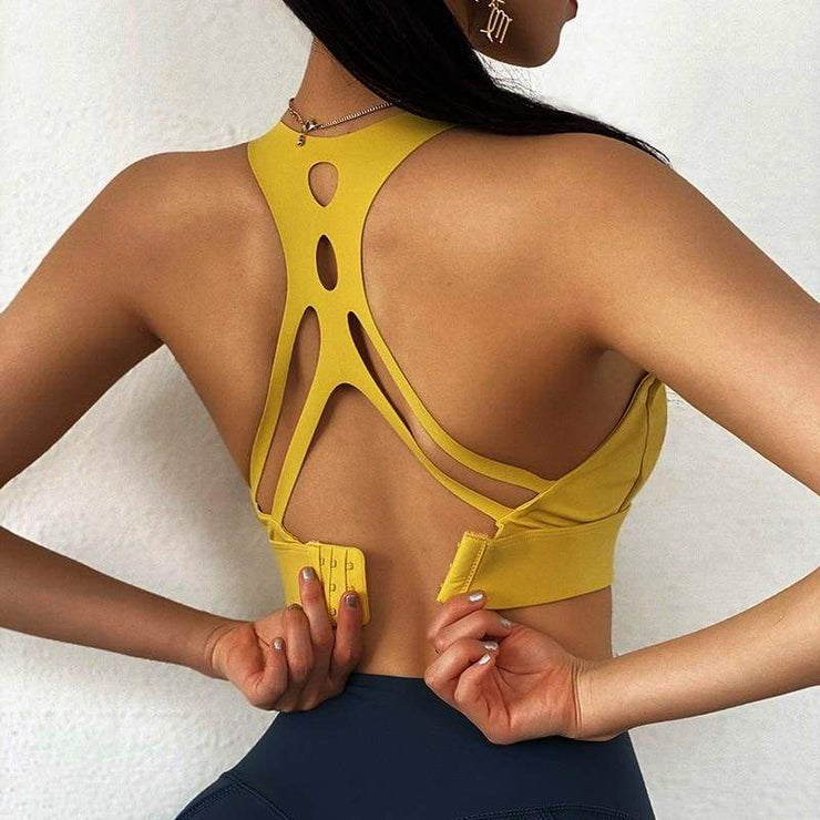 Women Push Up Fitness Yoga Tank Crop Top Sports Bras - Fitnessmotivations Sports Bra