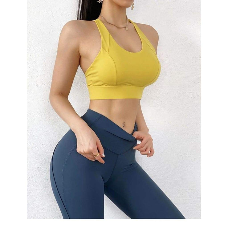 Women Push Up Fitness Yoga Tank Crop Top Sports Bras - Fitnessmotivations Sports Bra