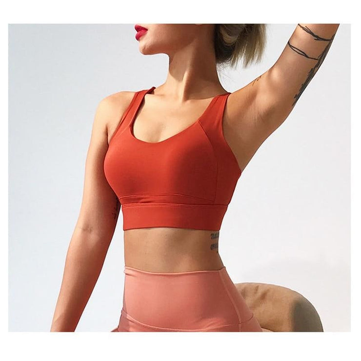 Women Push Up Fitness Yoga Tank Crop Top Sports Bras - Fitnessmotivations Sports Bra