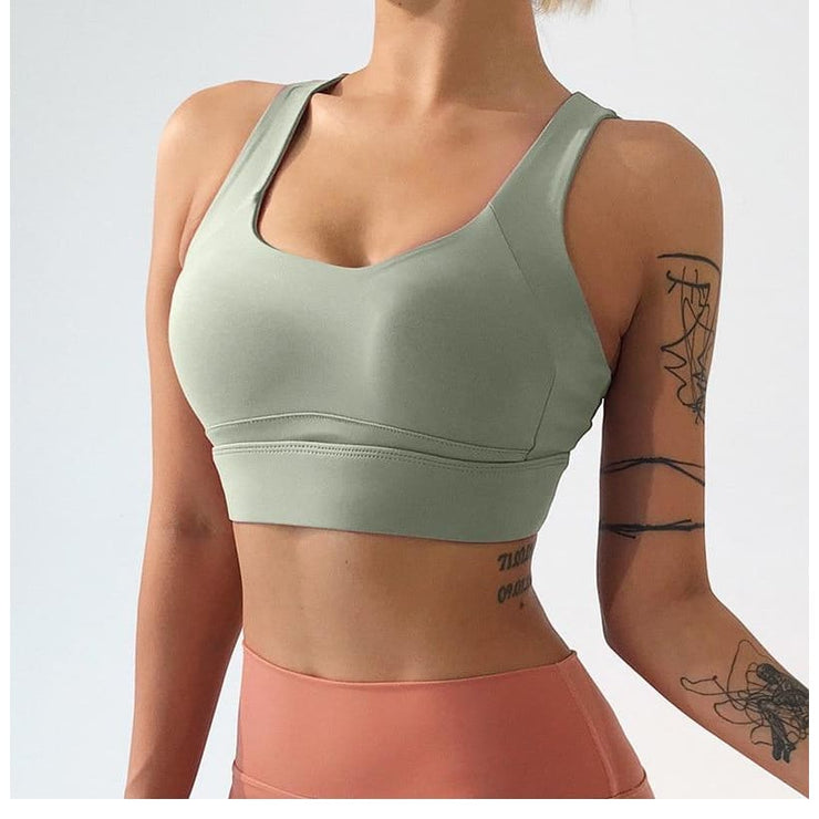 Women Push Up Fitness Yoga Tank Crop Top Sports Bras - Fitnessmotivations Sports Bra