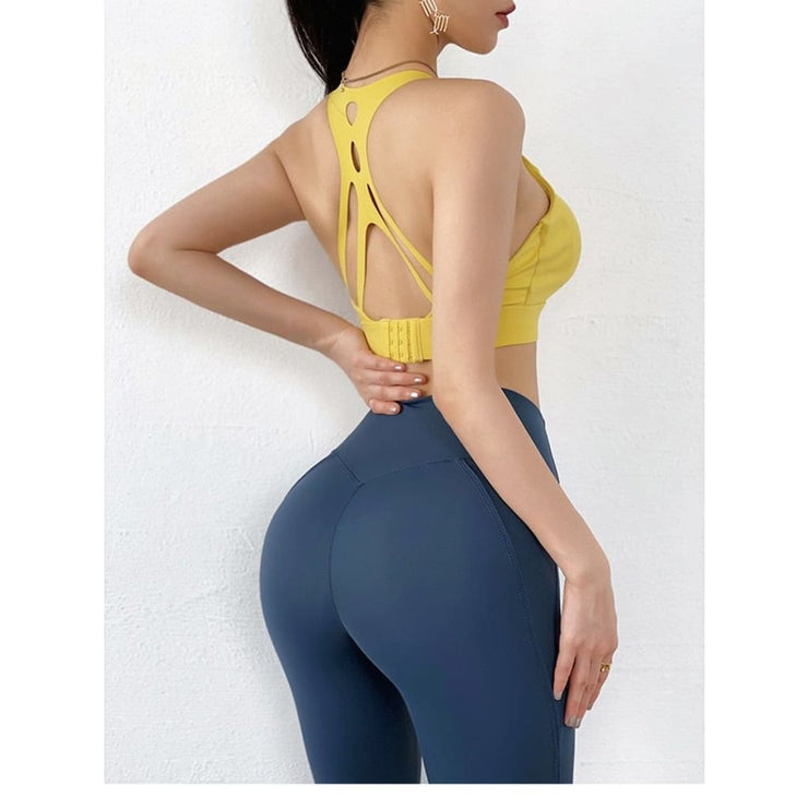 Women Push Up Fitness Yoga Tank Crop Top Sports Bras - Fitnessmotivations Sports Bra