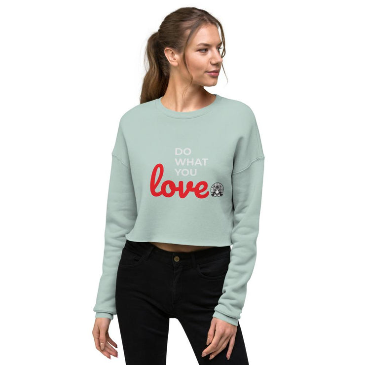 Do what you Love - Crop Sweatshirt-Fitnessmotivations