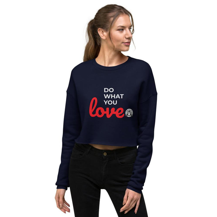 Do what you Love - Crop Sweatshirt-Fitnessmotivations